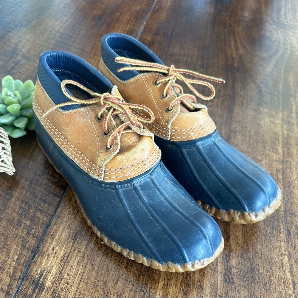 L.L. Bean | Vintage Maine Hunting Shoe - Low Duck Boots / Gumshoes, Size 10LM